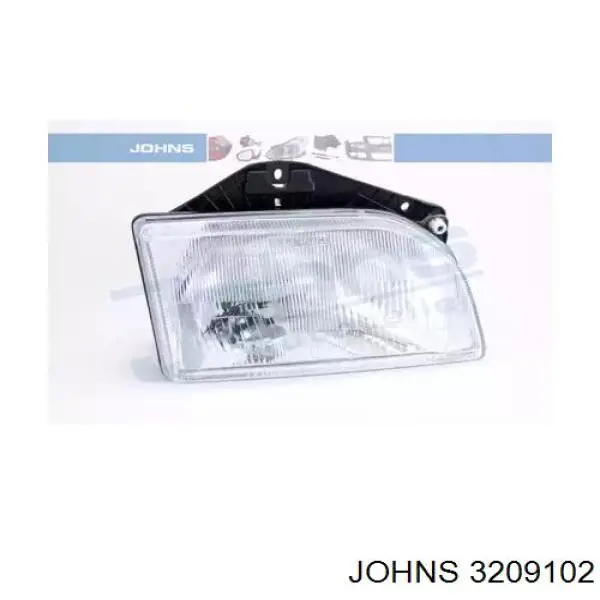 Reflektor prawy do Ford Fiesta Mk3 GFJ