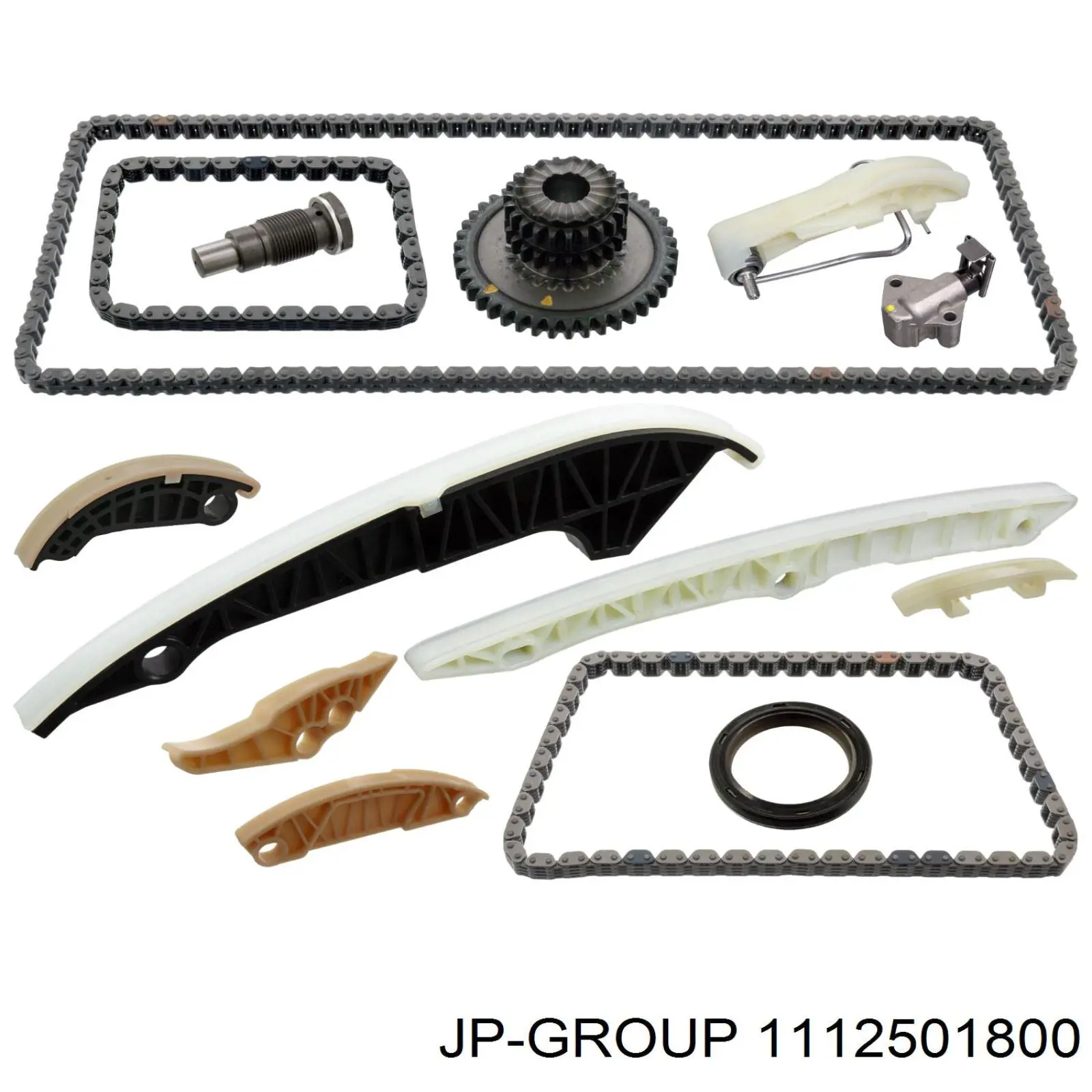1112501800 JP Group Łańcuch rozrządu, zestaw