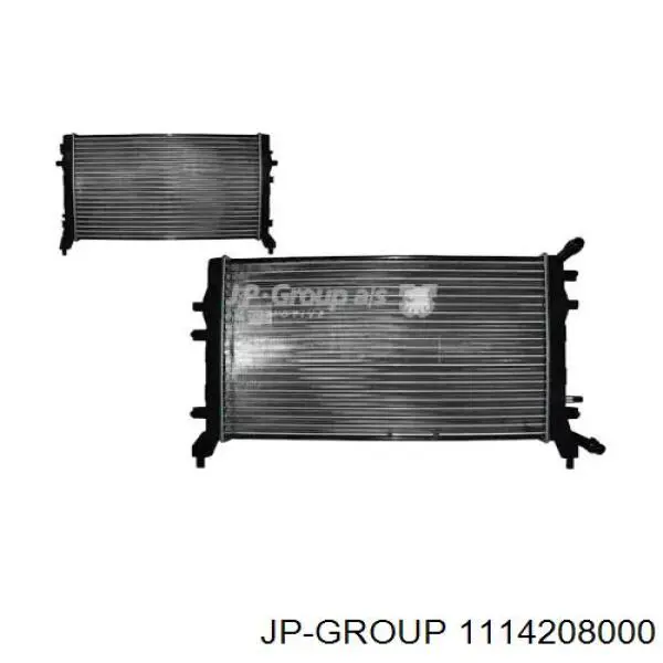 1114208000 JP Group chłodnica silnika