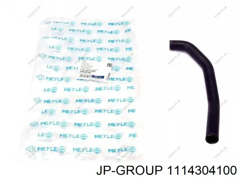 Do koszyka 1114304100 JP Group Rura (przewód) chłodnicy oleju wysokiego ciśnienia