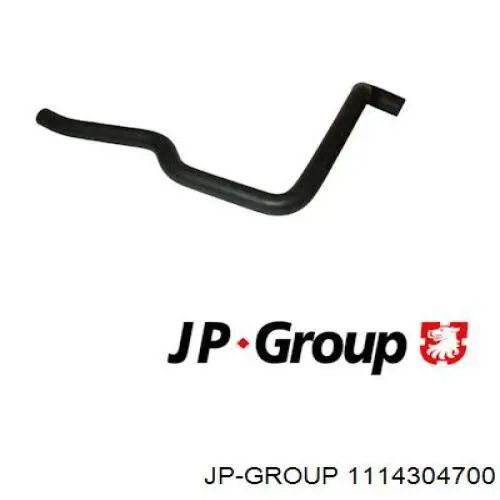 Przewód chłodnicy ogrzewacza (nagrzewnicy), dopływ JP Group 1114304700 cena, od 7,81 USD