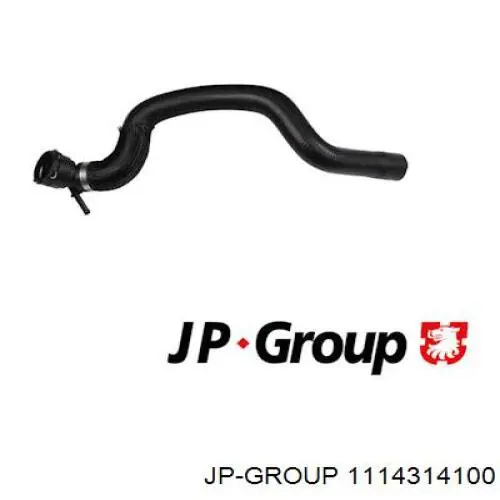 1114314100 JP Group Przewód (króciec) chłodnicy górny