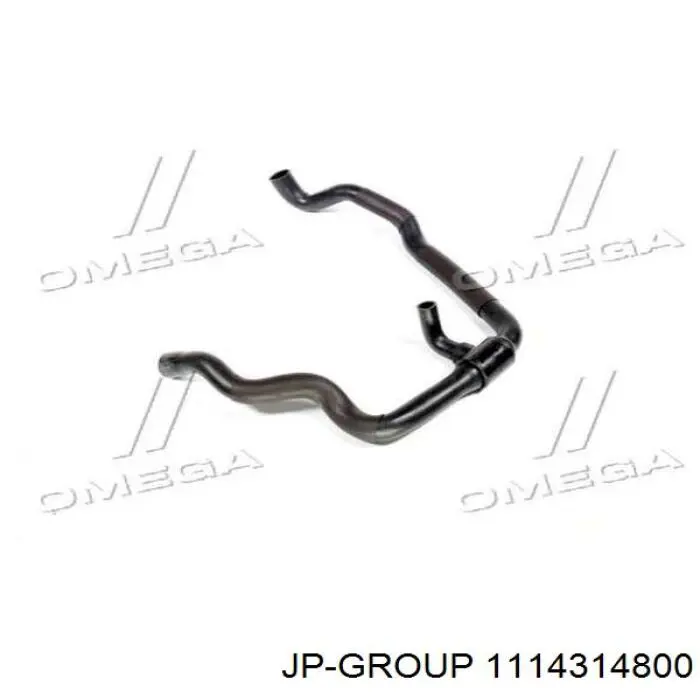 Przewód (króciec) układu chłodzenia JP Group 1114314800 cena, od 14,83 USD