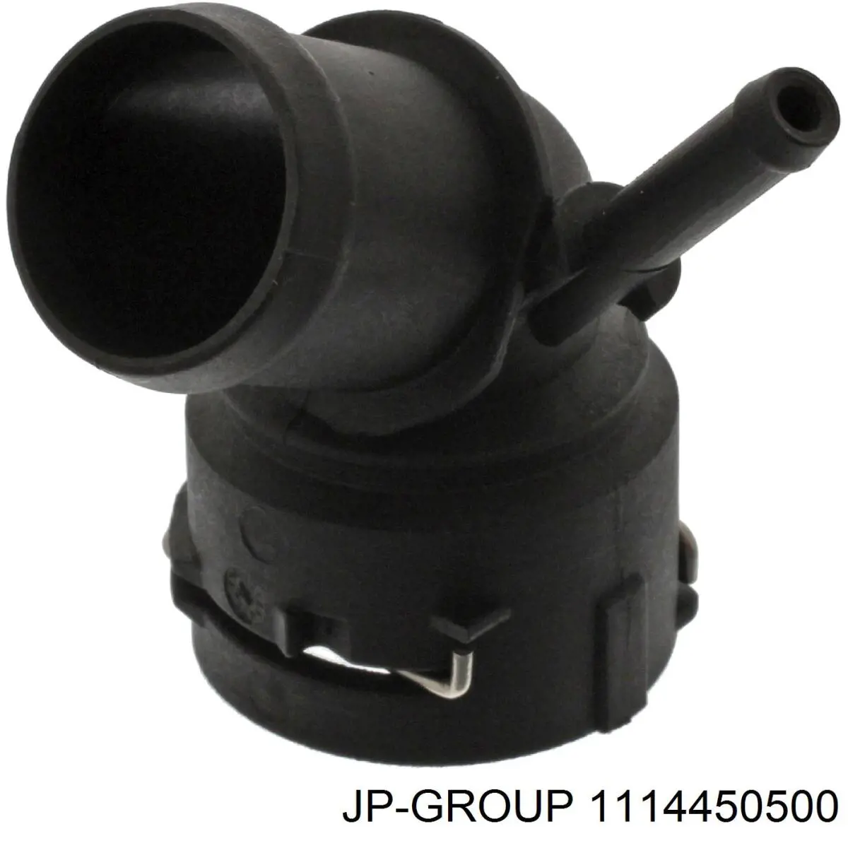 Do koszyka 1114450500 JP Group Kołnierz przewodu płynu chłodzącego (wg kodów 6Q0122291F i 1J0121619A VAG)