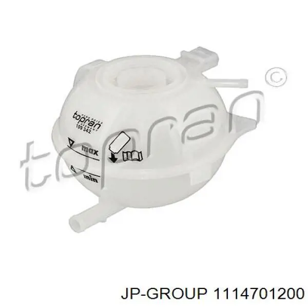Do koszyka 1114701200 JP Group Zbiorniczek wyrównawczy układu chłodzenia