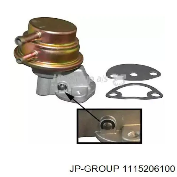Do koszyka 1115206100 JP Group Moduł pompy paliwowej z czujnikiem poziomu paliwa