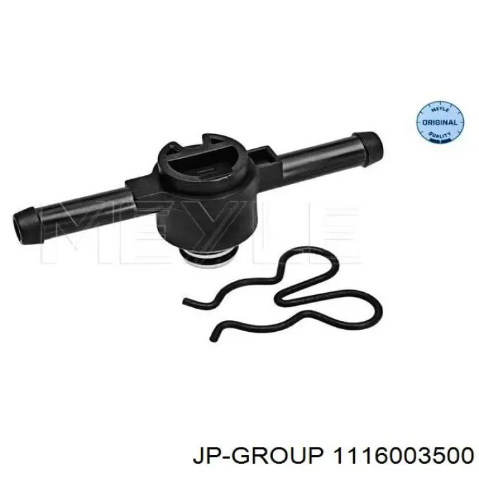 Do koszyka 1116003500 JP Group Zawór zwrotny filtra paliwa
