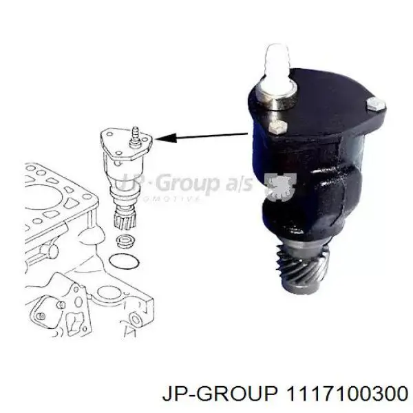 Pompa podciśnienia JP Group 1117100300 cena, od 125,83 USD