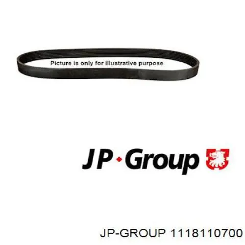 1118110700 JP Group pas napędowy mechanizmów