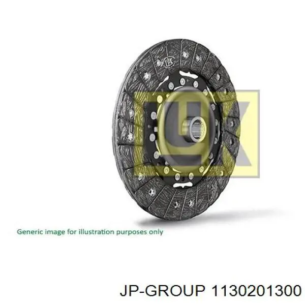 Do koszyka 1130201300 JP Group Tarcza sprzęgła