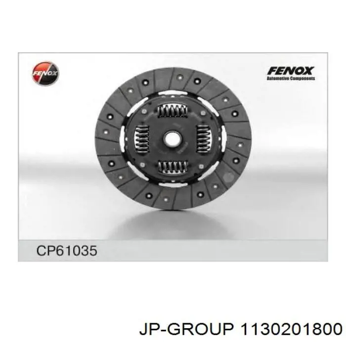Do koszyka 1130201800 JP Group Tarcza sprzęgła