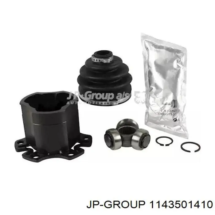 Przegub homokinetyczny przedni wewnętrzny JP Group 1143501410 cena, od 54,35 USD