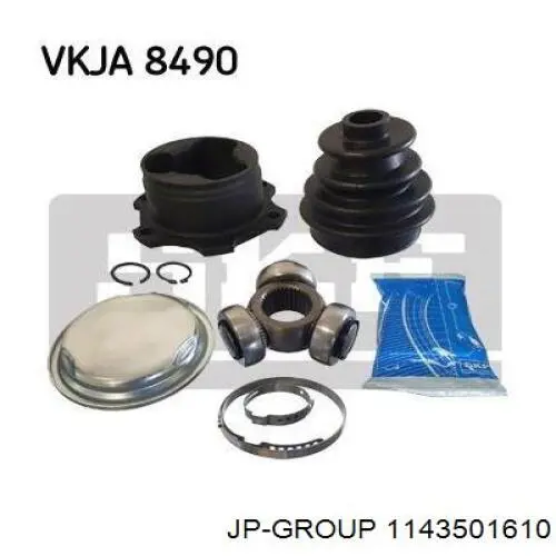 Przegub homokinetyczny przedni wewnętrzny JP Group 1143501610 cena, od 51,48 USD