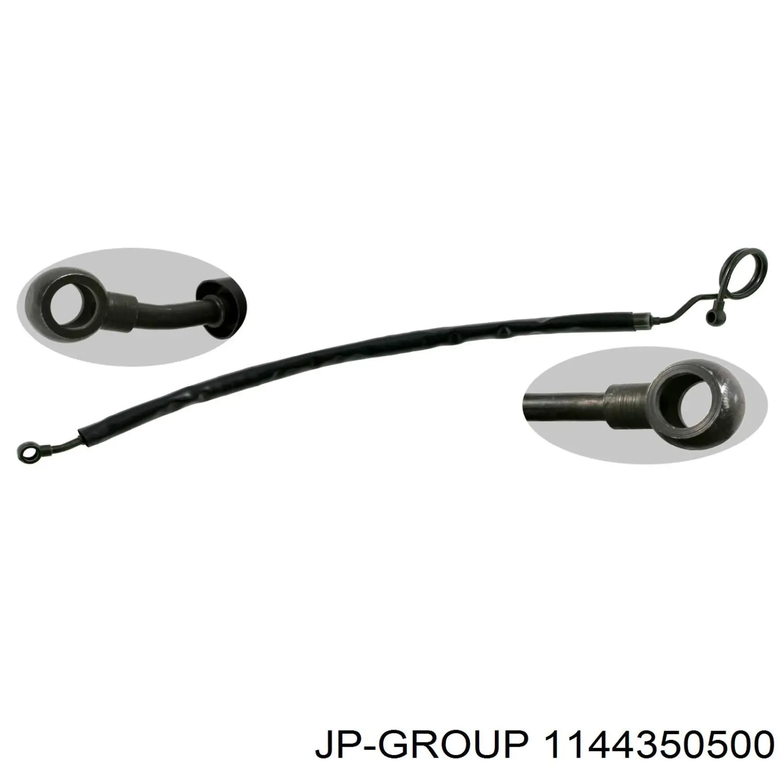 Do koszyka 1144350500 JP Group Przewód hydraulicznego układu wspomagania wysokiego ciśnienia, od pompy do maglownicy (mechanizmu)