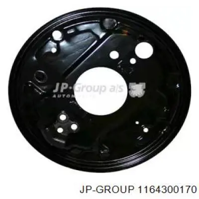 1164300170 JP Group Tarcza hamulcowa bębna tylnego lewa