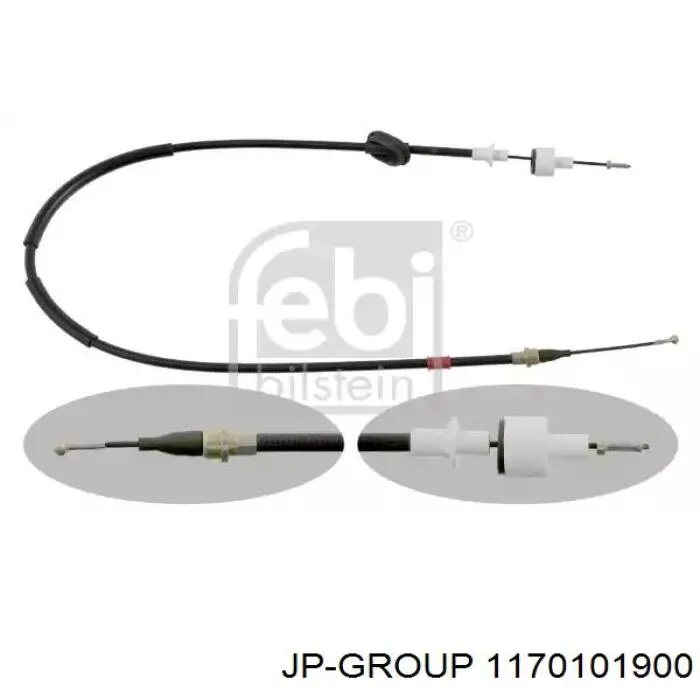 Do koszyka 1170101900 JP Group Linka gazu