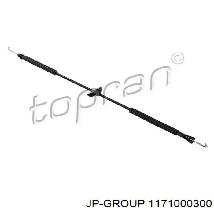 Linka (cięgno) otwierania zamka drzwi przednich lewych JP Group 1171000300 cena, od 9,60 USD