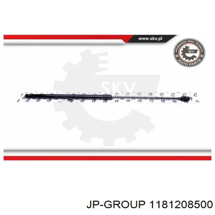 1181208500 JP Group Amortyzator klapy bagażnika (3/5 drzwi-tylnych)