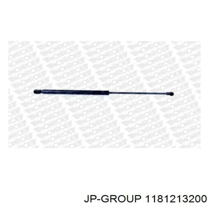 Do koszyka 1181213200 JP Group Amortyzator klapy bagażnika (3/5 drzwi-tylnych)