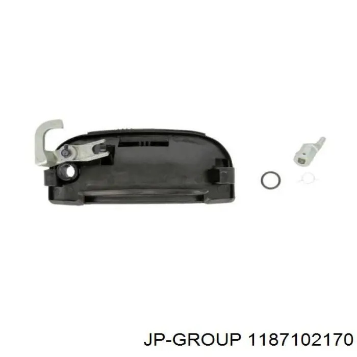 Klamka drzwi przednich zewnętrzna lewa JP Group 1187102170 cena, od 26,54 USD