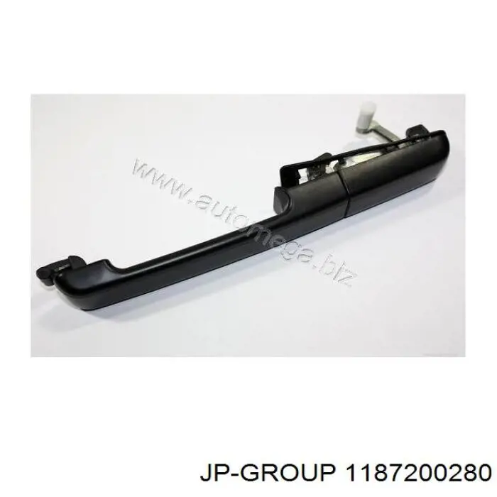 Klamka drzwi tylnych prawa zewnętrzna JP Group 1187200280 cena, od 14,56 USD