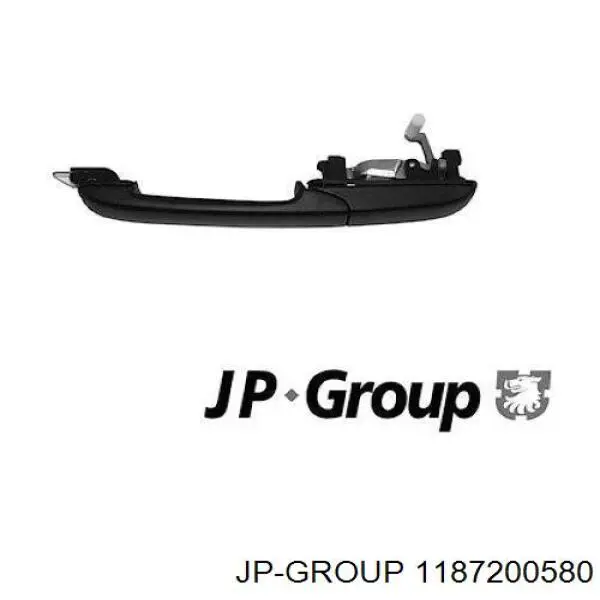 Klamka drzwi tylnych prawa zewnętrzna JP Group 1187200580 cena, od 15,32 USD