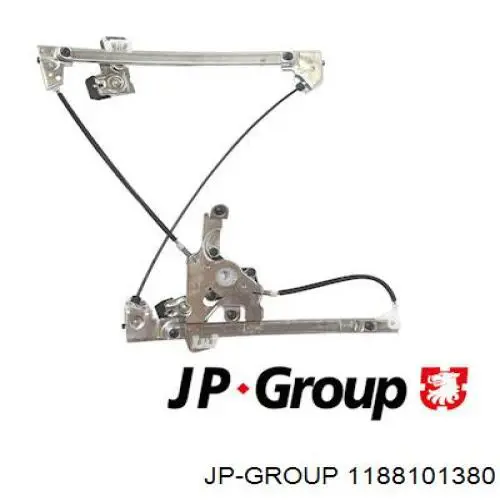Do koszyka 1188101380 JP Group Mechanizm podnoszenia szyby drzwi przednich prawych