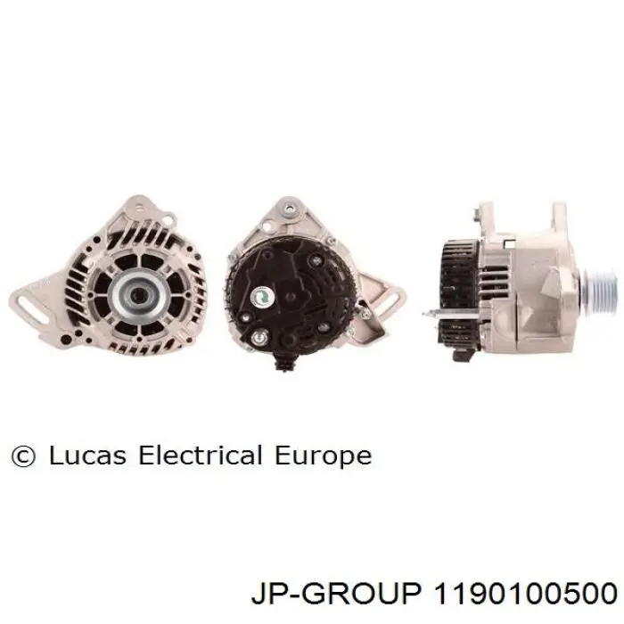 Do koszyka 1190100500 JP Group Alternator