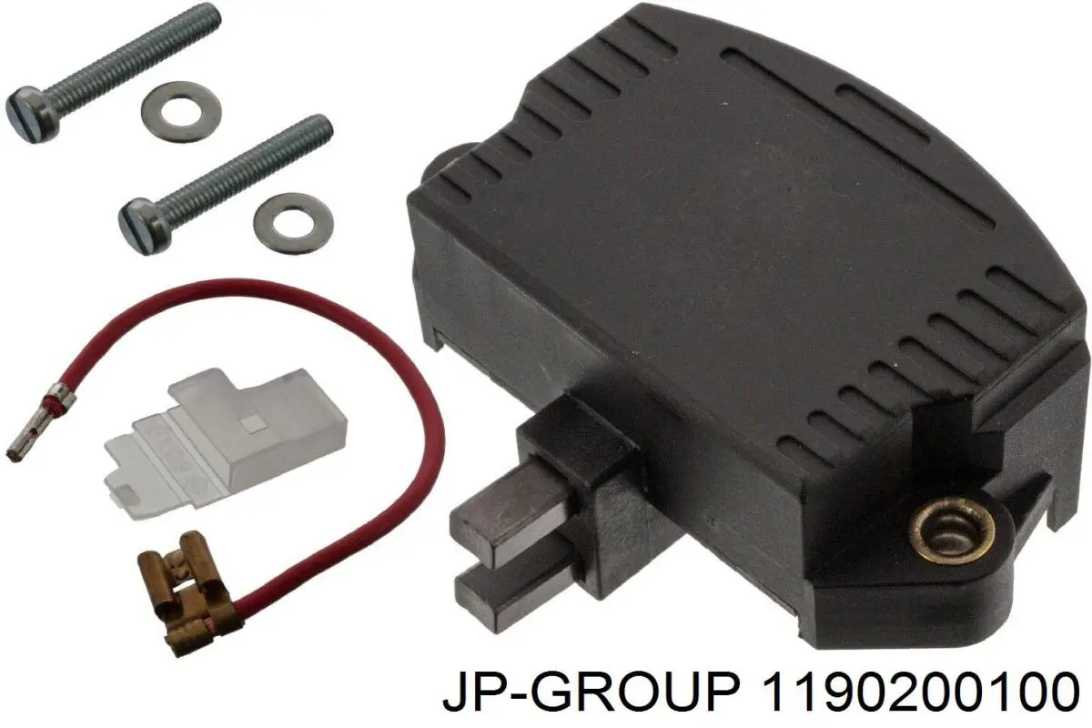 Do koszyka 1190200100 JP Group Regulator alternatora (przekaźnik ładowania)