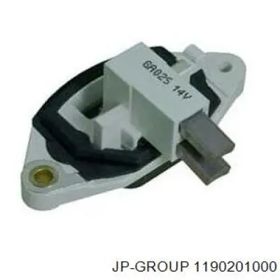 Do koszyka 1190201000 JP Group Regulator alternatora (przekaźnik ładowania)