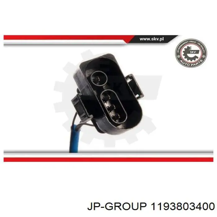 Do koszyka 1193803400 JP Group Sonda lambda czujnik tlenu przed katalizatorem