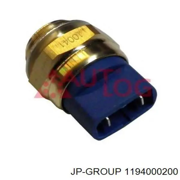 Do koszyka 1194000200 JP Group Czujnik temperatury płynu chłodzącego (włączenia wentylatora chłodnicy)