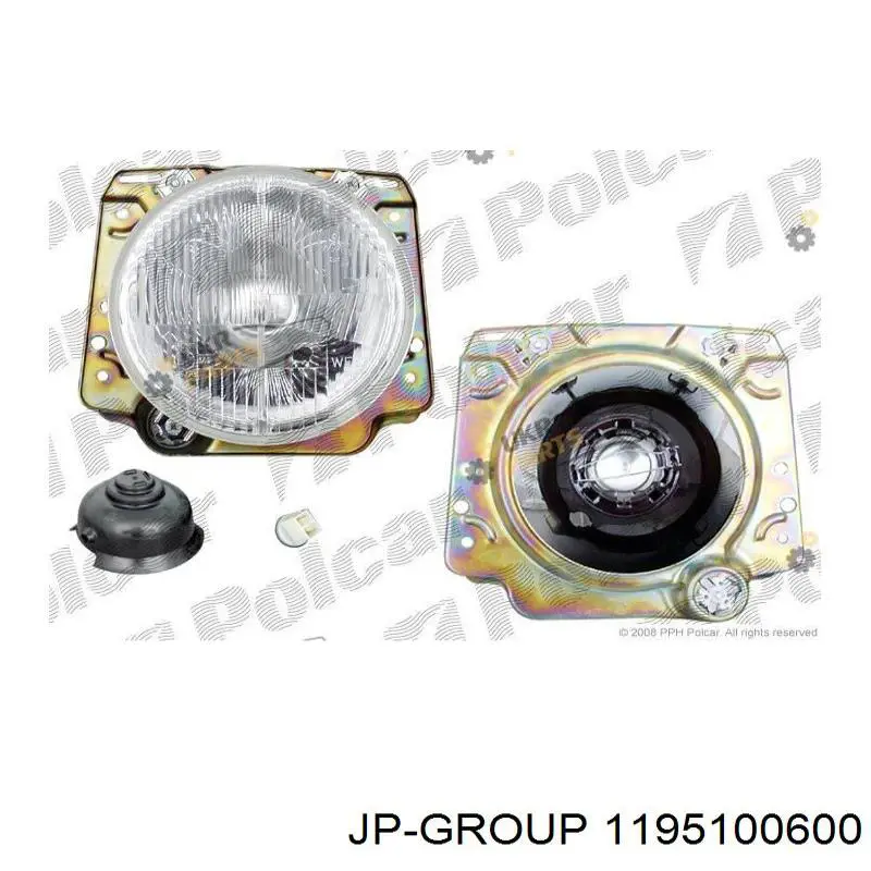 Reflektor lewy/prawy JP Group 1195100600 cena, od 39,13 USD