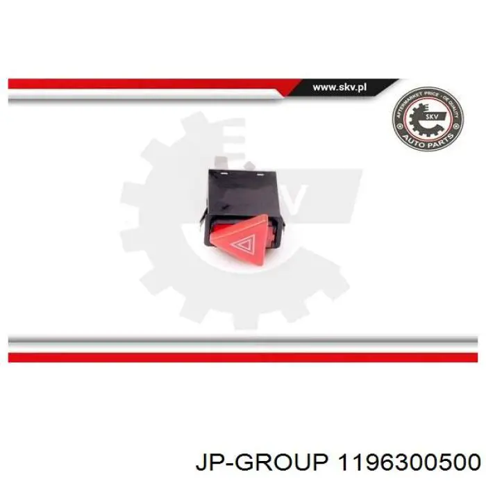 Do koszyka 1196300500 JP Group Przycisk włączania światła awaryjnego
