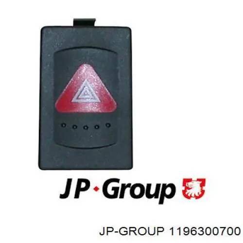 Przycisk włączania światła awaryjnego JP Group 1196300700 cena, od 19,93 USD