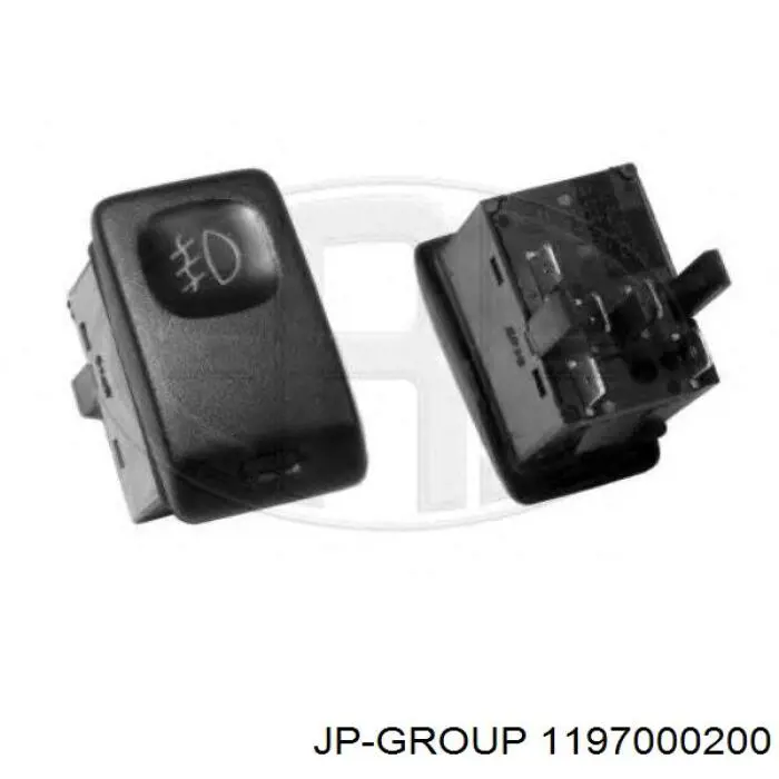 Do koszyka 1197000200 JP Group Przycisk włączania świateł przeciwmgielnych