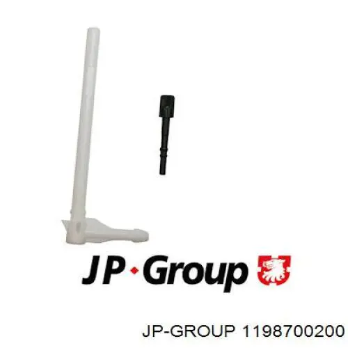 Dysza spryskiwacza szyby tylnej JP Group 1198700200 cena, od 3,02 USD