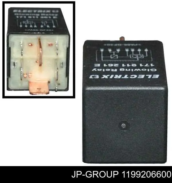 Przekaźnik świec żarowych JP Group 1199206600 cena, od 14,26 USD