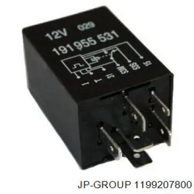 Do koszyka 1199207800 JP Group Przekaźnik sterownika wycieraczek