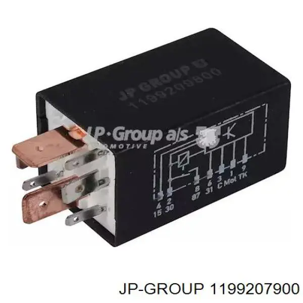 Do koszyka 1199207900 JP Group Przekaźnik pompy paliwa elektrycznej