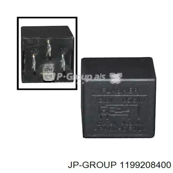 Przekaźnik kierunkowskazów JP Group 1199208400 cena, od 9,17 USD