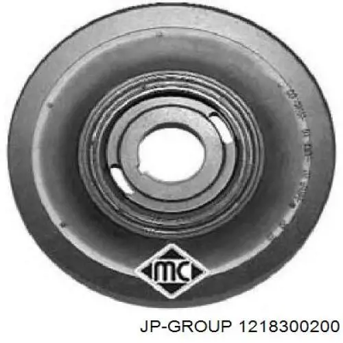 Do koszyka 1218300200 JP Group Koło pasowe wału korbowego