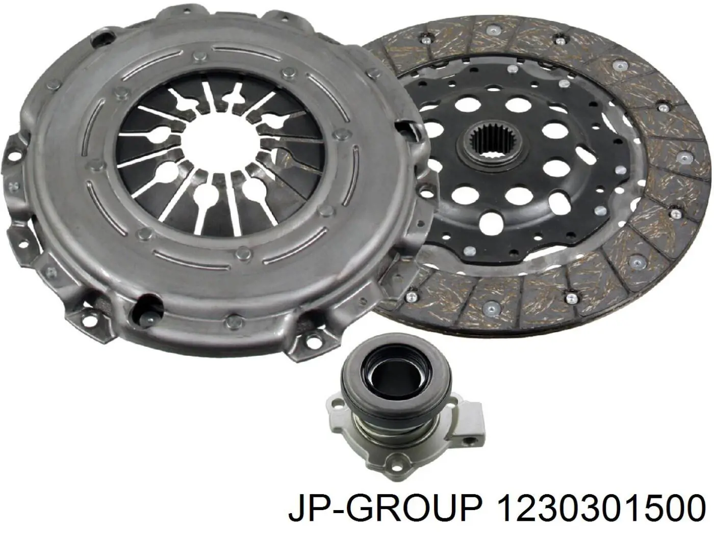 Cylinder roboczy sprzęgła (wysprzęglik) w komplecie z łożyskiem wyciskowym JP Group 1230301500 cena, od 57,03 USD