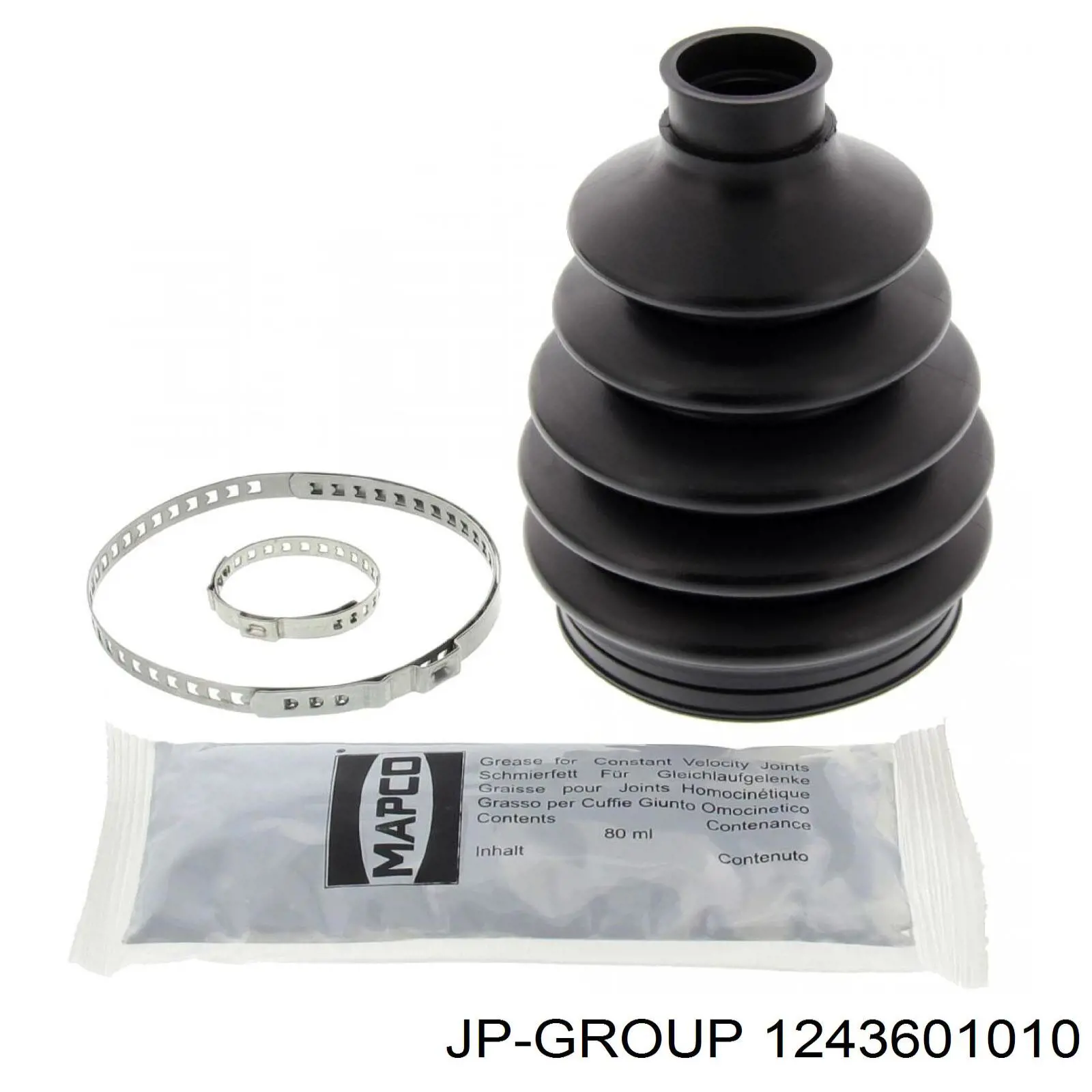 Osłona przegubu homokinetycznego półosi przedniej zewnętrzna JP Group 1243601010 cena, od 14,49 USD