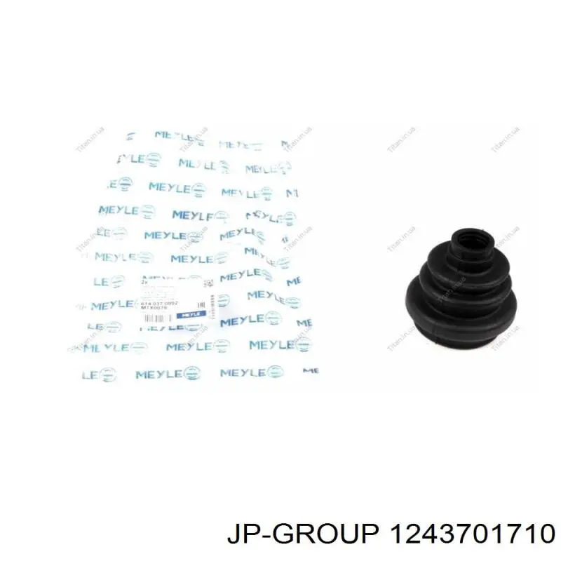 Osłona przegubu homokinetycznego półosi przedniej wewnętrzna JP Group 1243701710 cena, od 9,70 USD