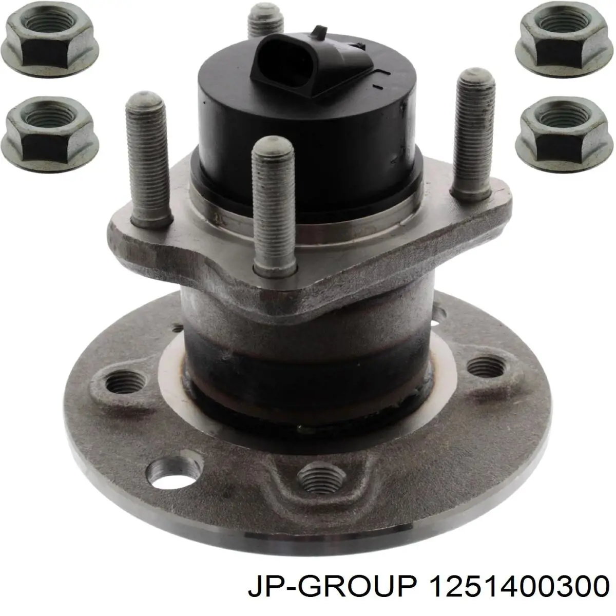 Do koszyka 1251400300 JP Group Piasta tylna