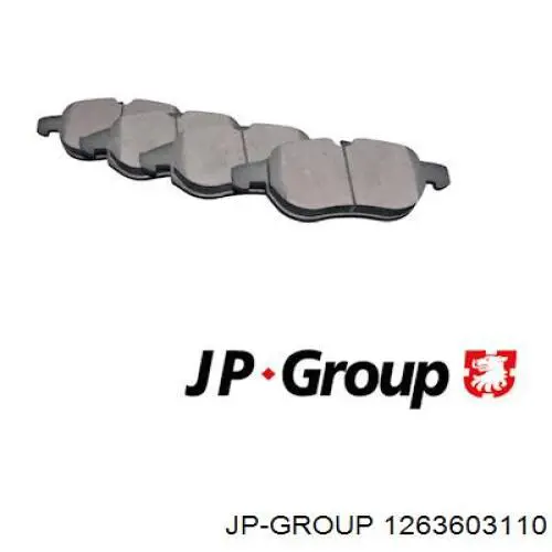 1263603110 JP Group Klocki hamulcowe przednie tarczowe