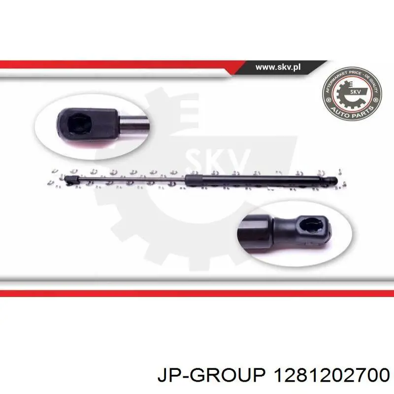 Amortyzator klapy bagażnika (3/5 drzwi-tylnych) JP Group 1281202700 cena, od 13,76 USD