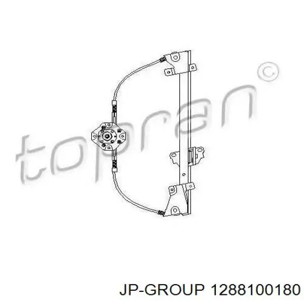 Mechanizm podnoszenia szyby drzwi przednich prawych JP Group 1288100180 cena, od 17,92 USD