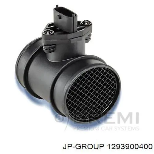 Do koszyka 1293900400 JP Group Czujnik przepływu powietrza, przepływomierz powietrza M.A.F.